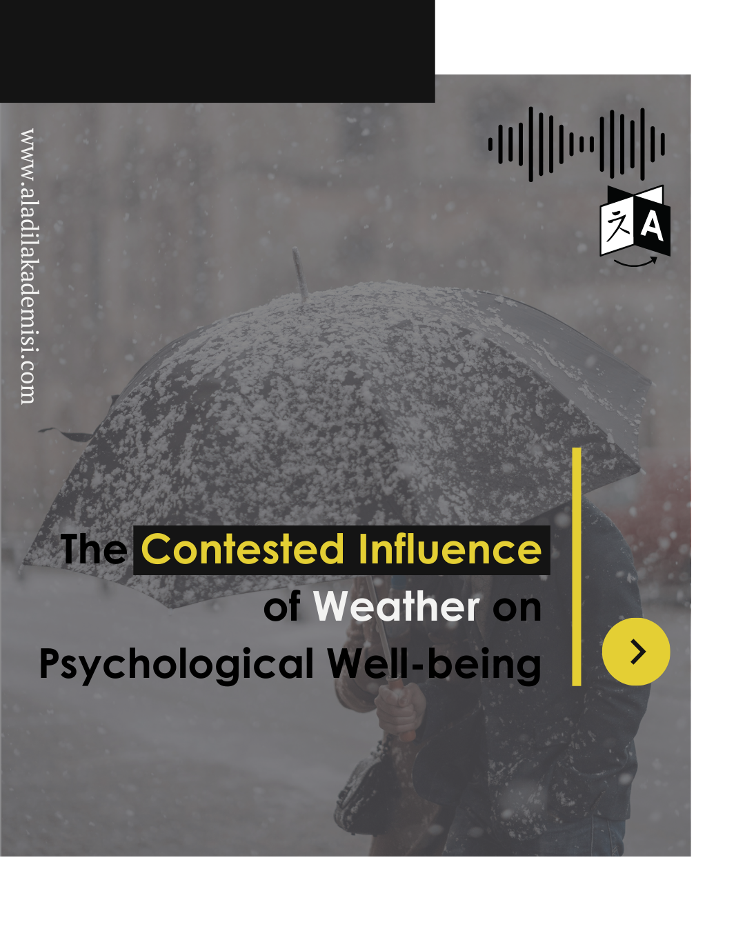 YDS – YÖKDİL – YDT için Sesli Metinler: “The Contested Influence of Weather on Psychological Well-being”